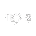 1310 Series Customized LQ31FT65M01 Double Cardan CV Head