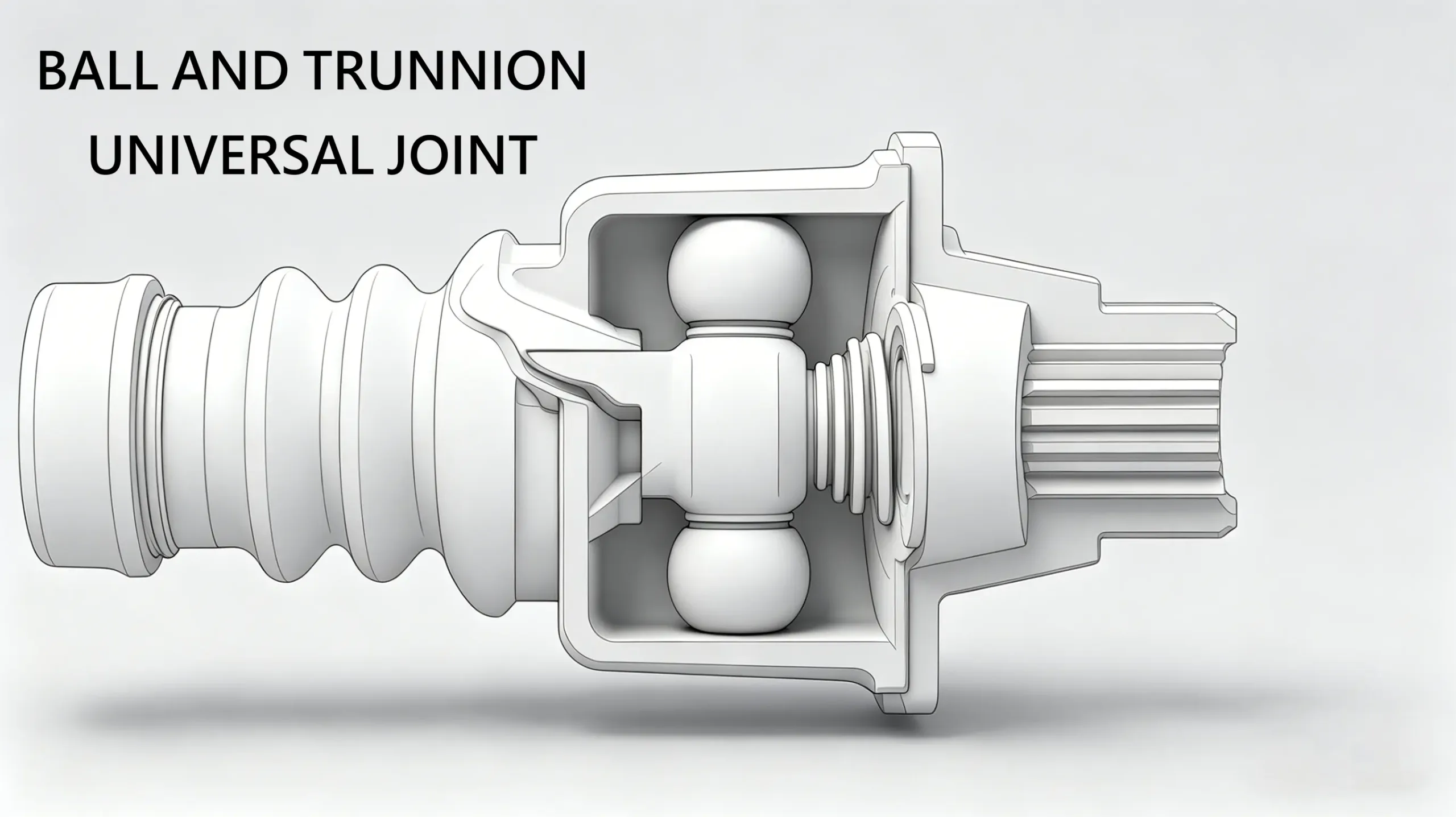 Ball and Trunnion Universal Joint Diagram