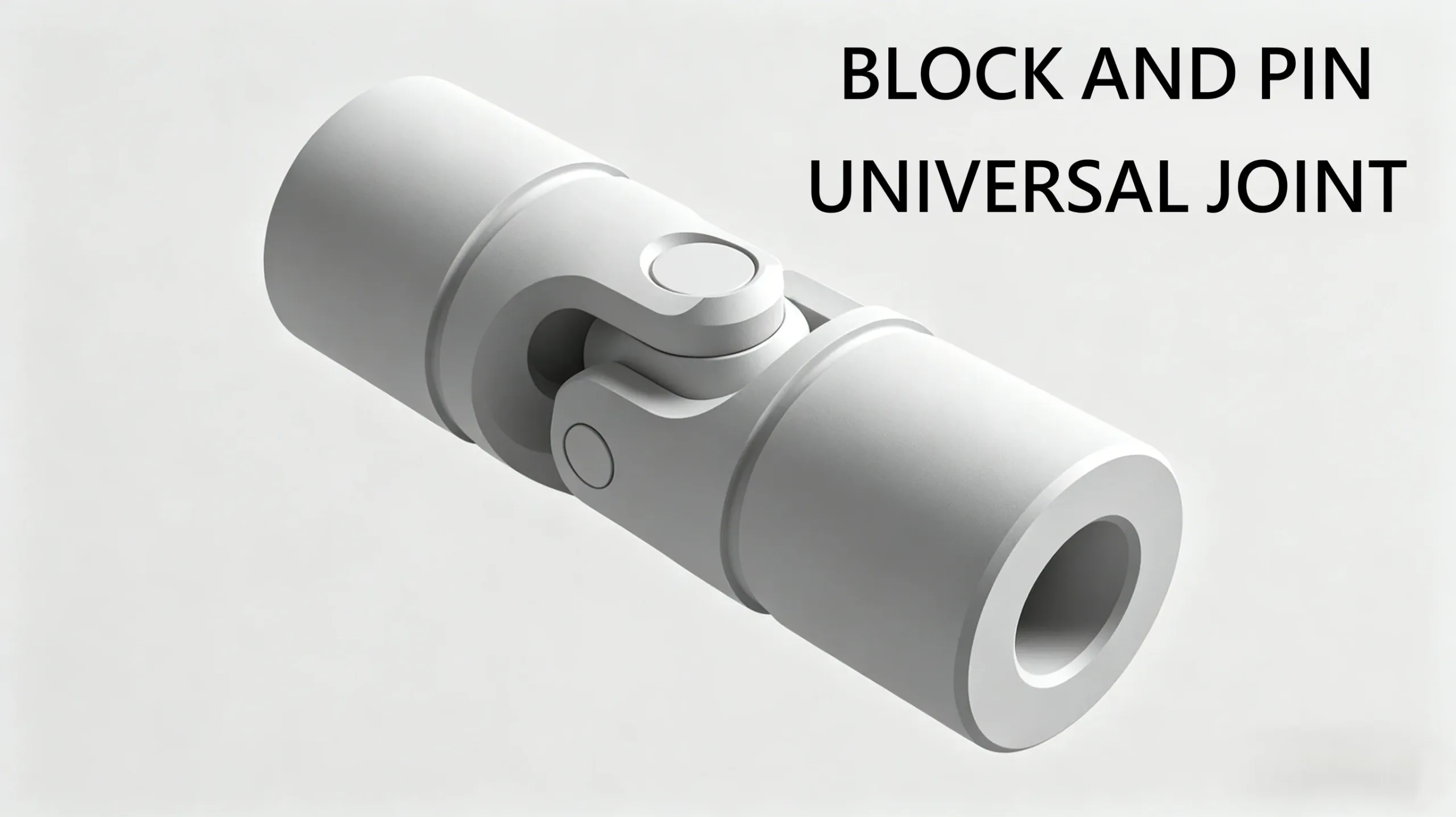 Block and Pin Universal Joint Diagram