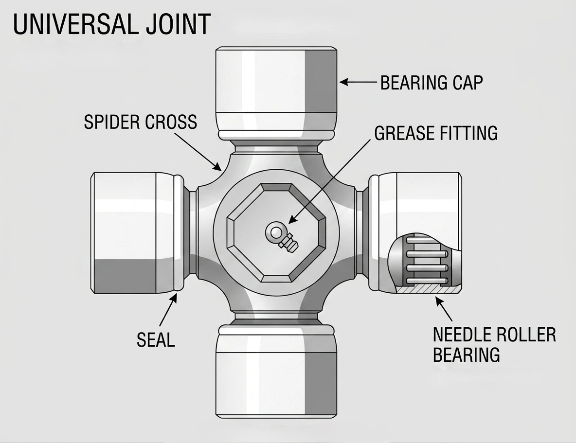 Single Universal Joint Diagram