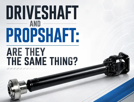 Driveshaft and Propshaft: Are They the Same Thing?