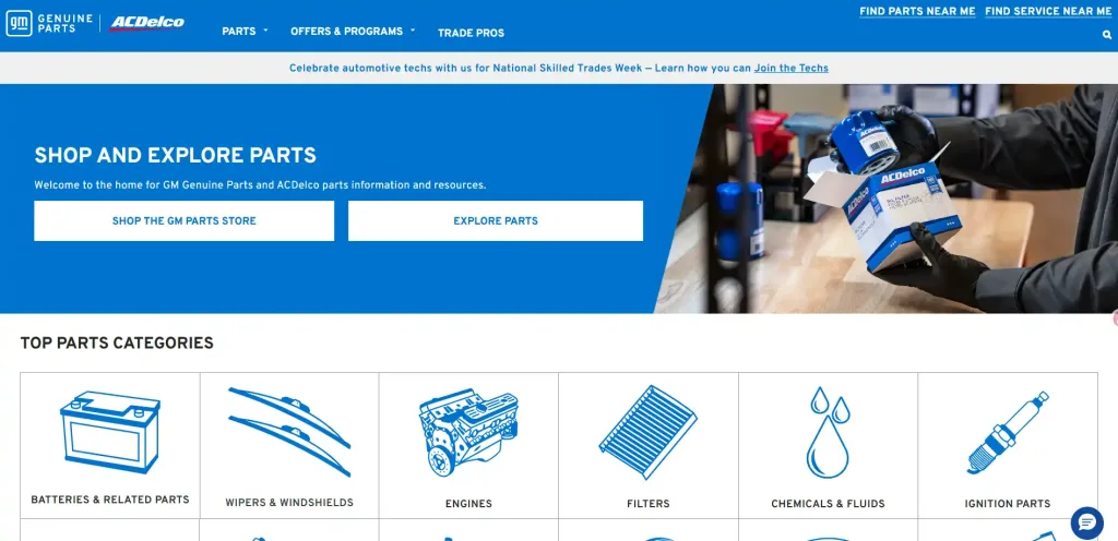 ACDelco Homepage