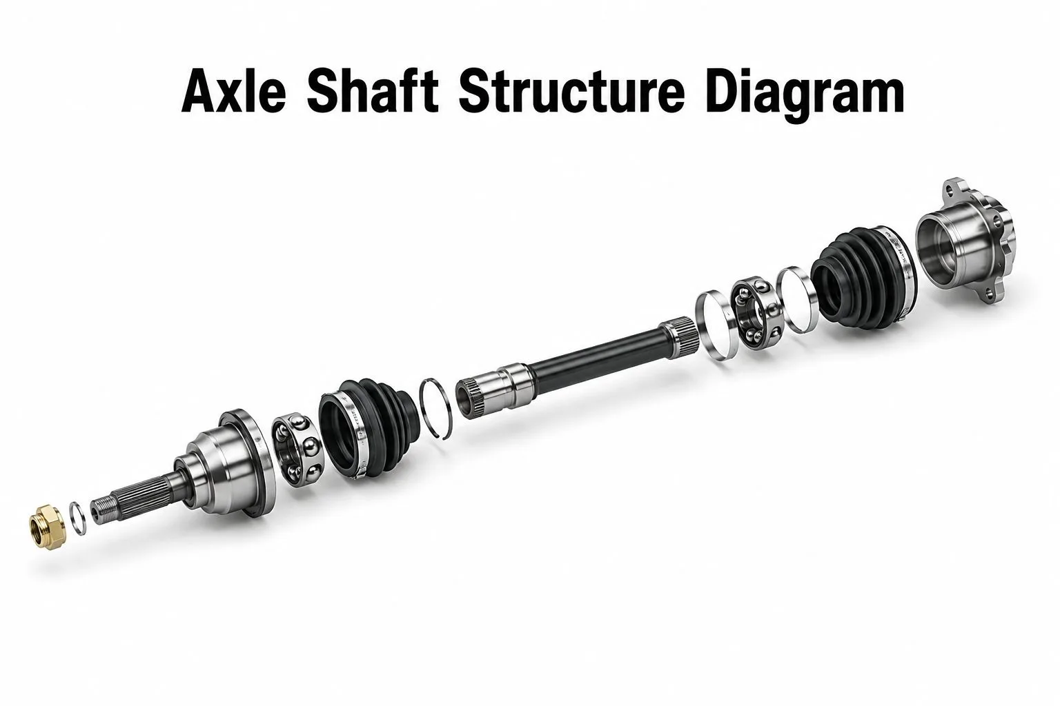 Axle Shaft Structure Diagram