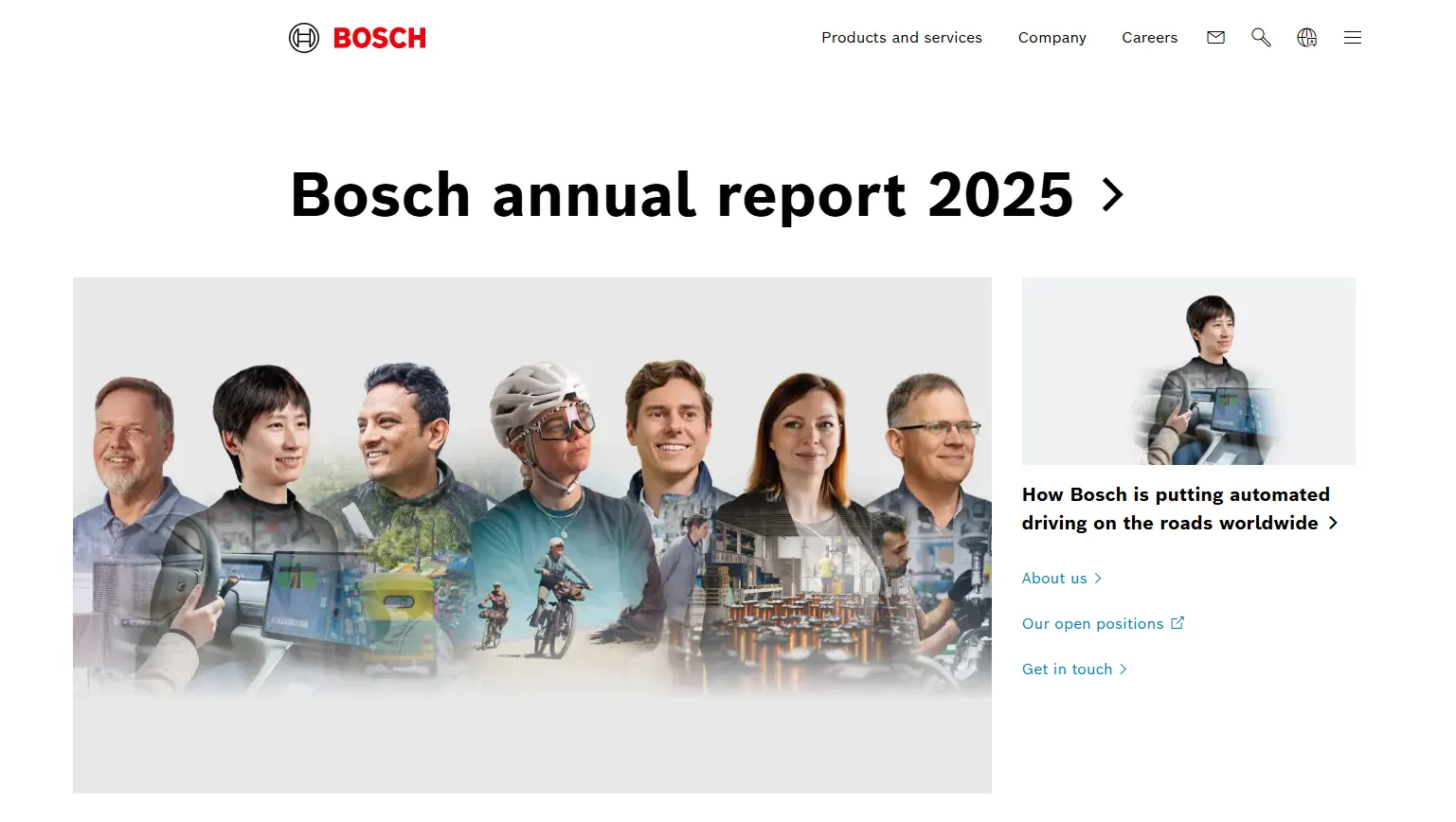 Bosch Homepage
