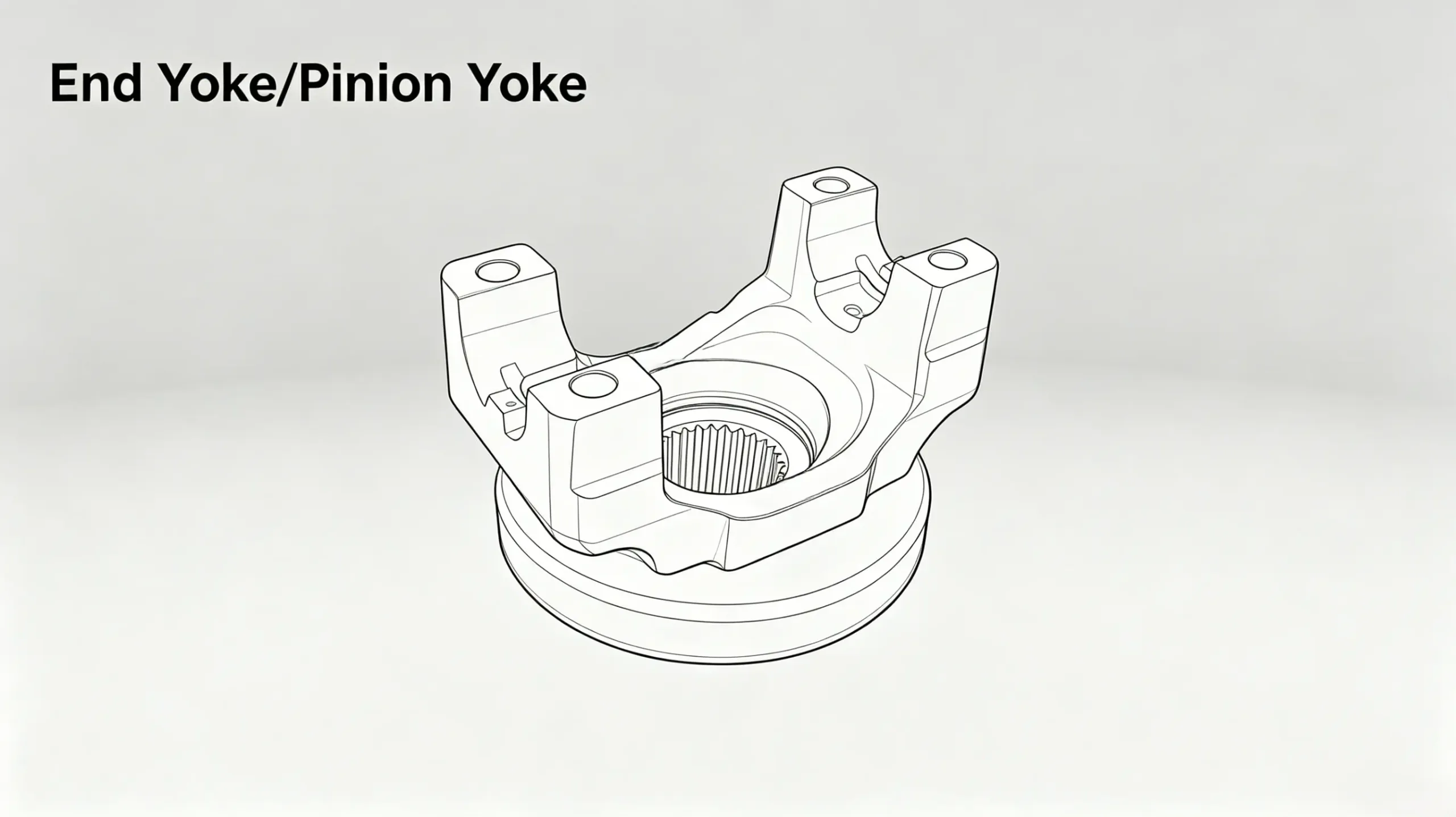 End Yoke/Pinion Yoke Diagram