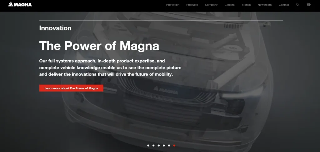Magna Homepage