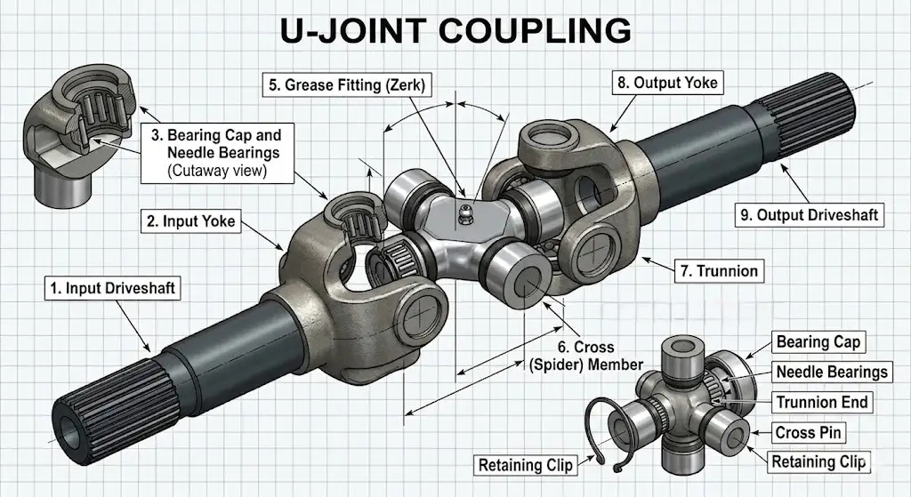Universal Joint Coupling Diagram