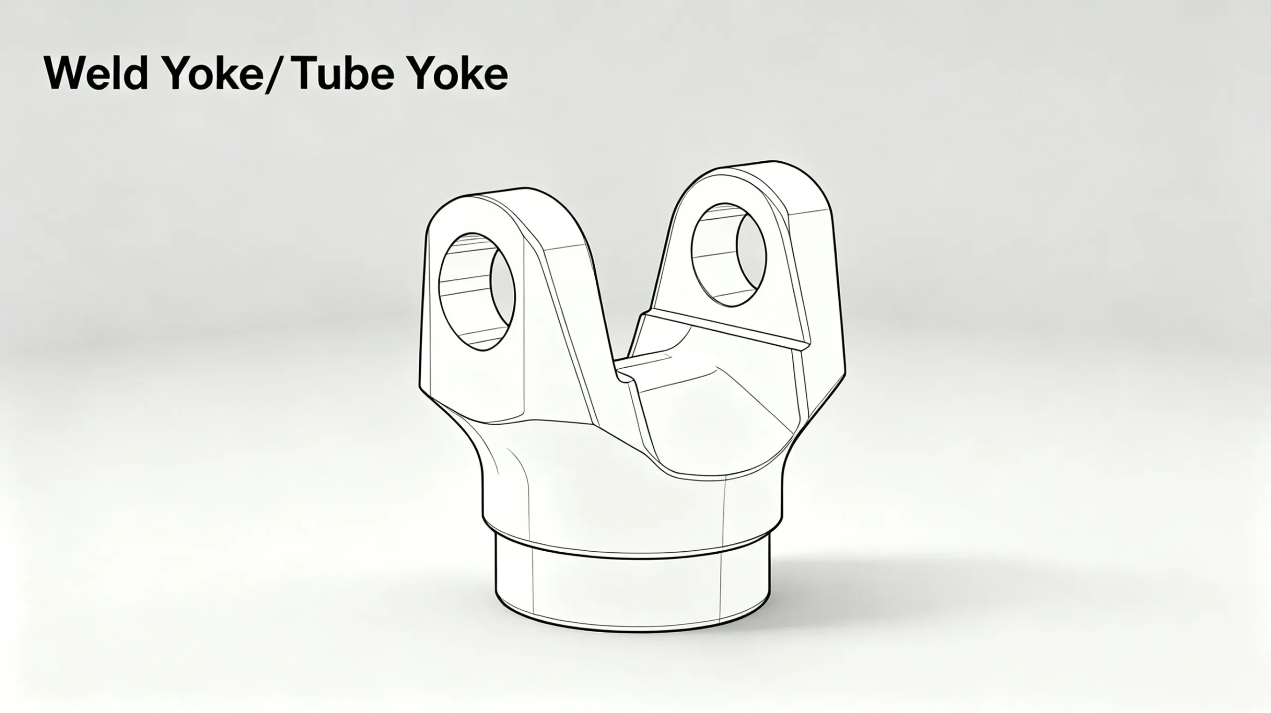 Weld Yoke/Tube Yoke Diagram
