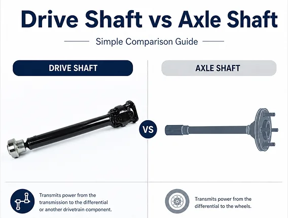 Drive Shaft vs Axle Shaft: What’s the Real Difference?