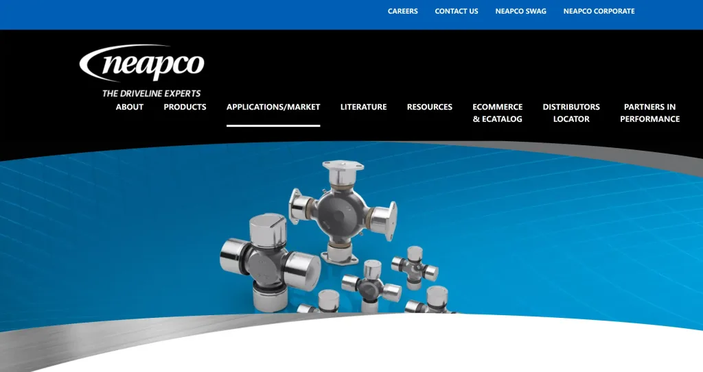 Neapco Universal Joints Product Page