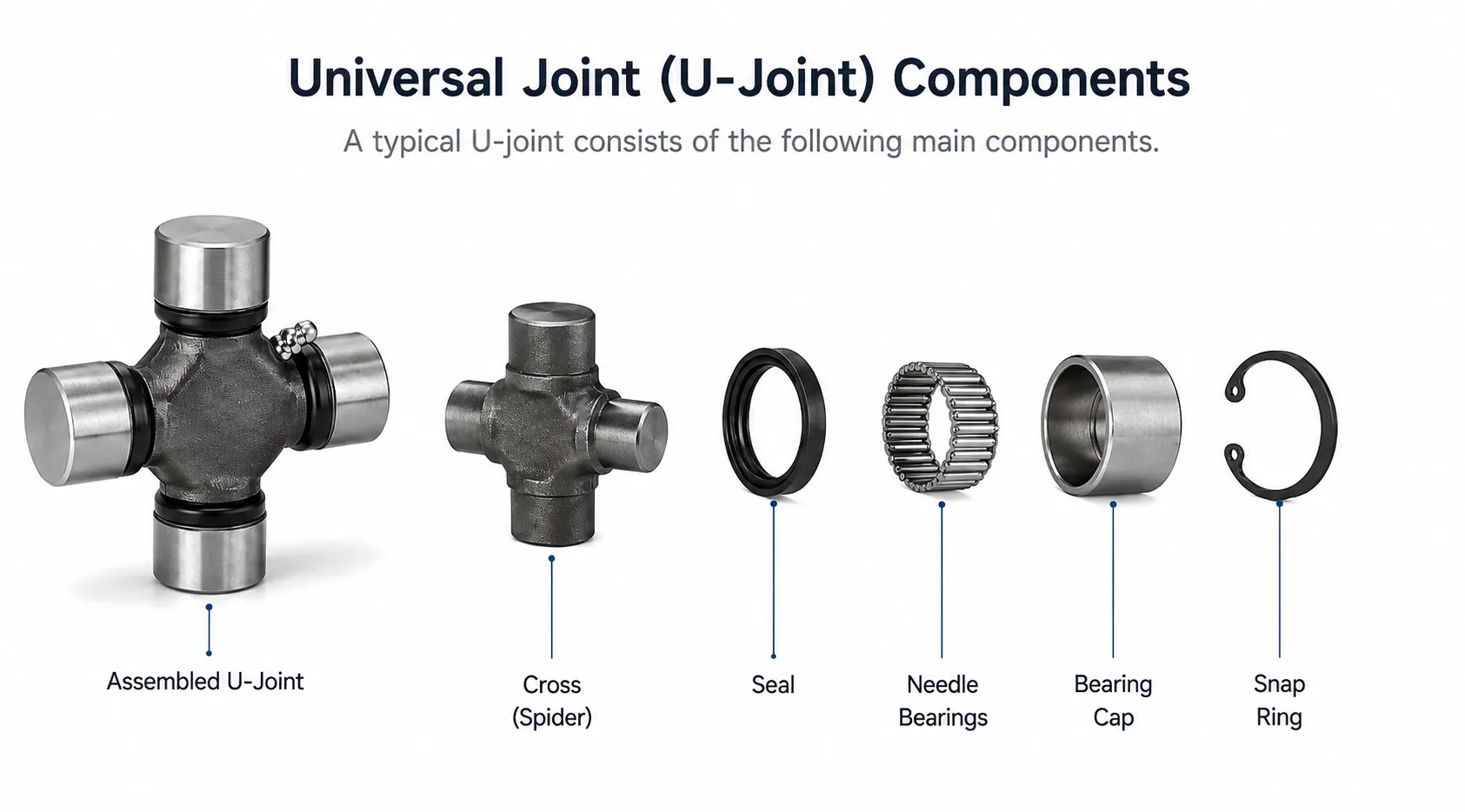 U-Joint Components Diagram
