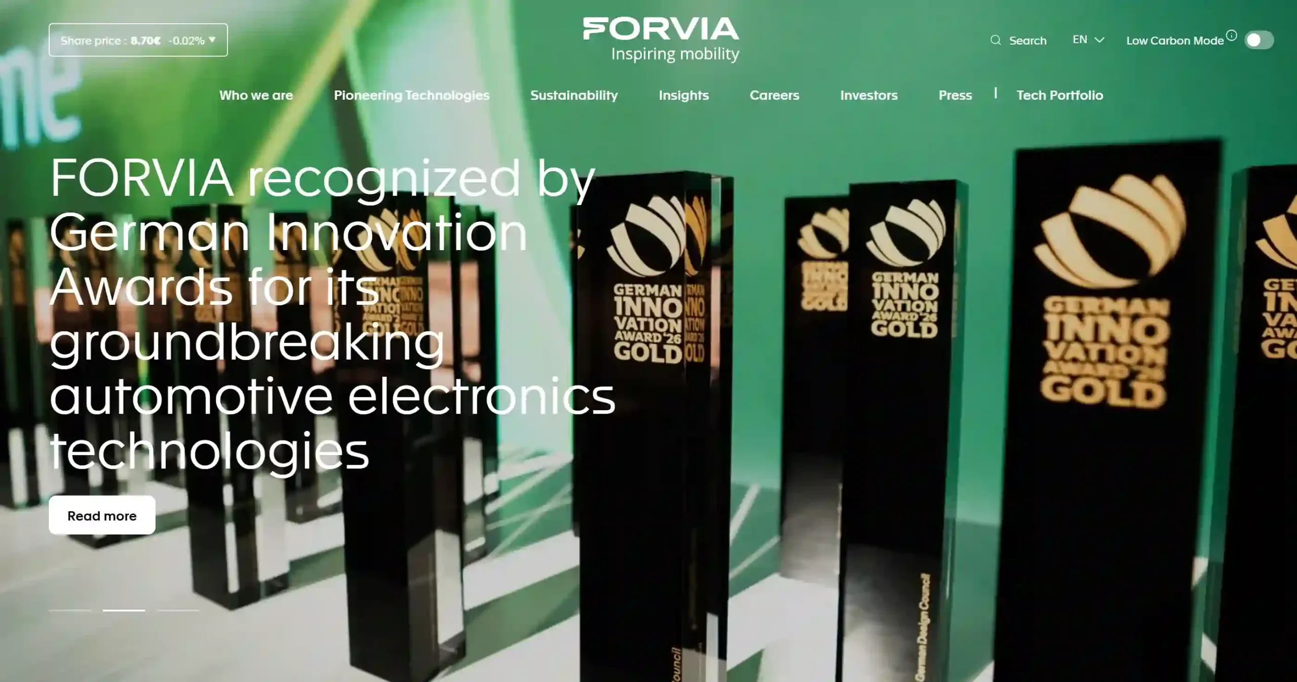 Faurecia Homepage