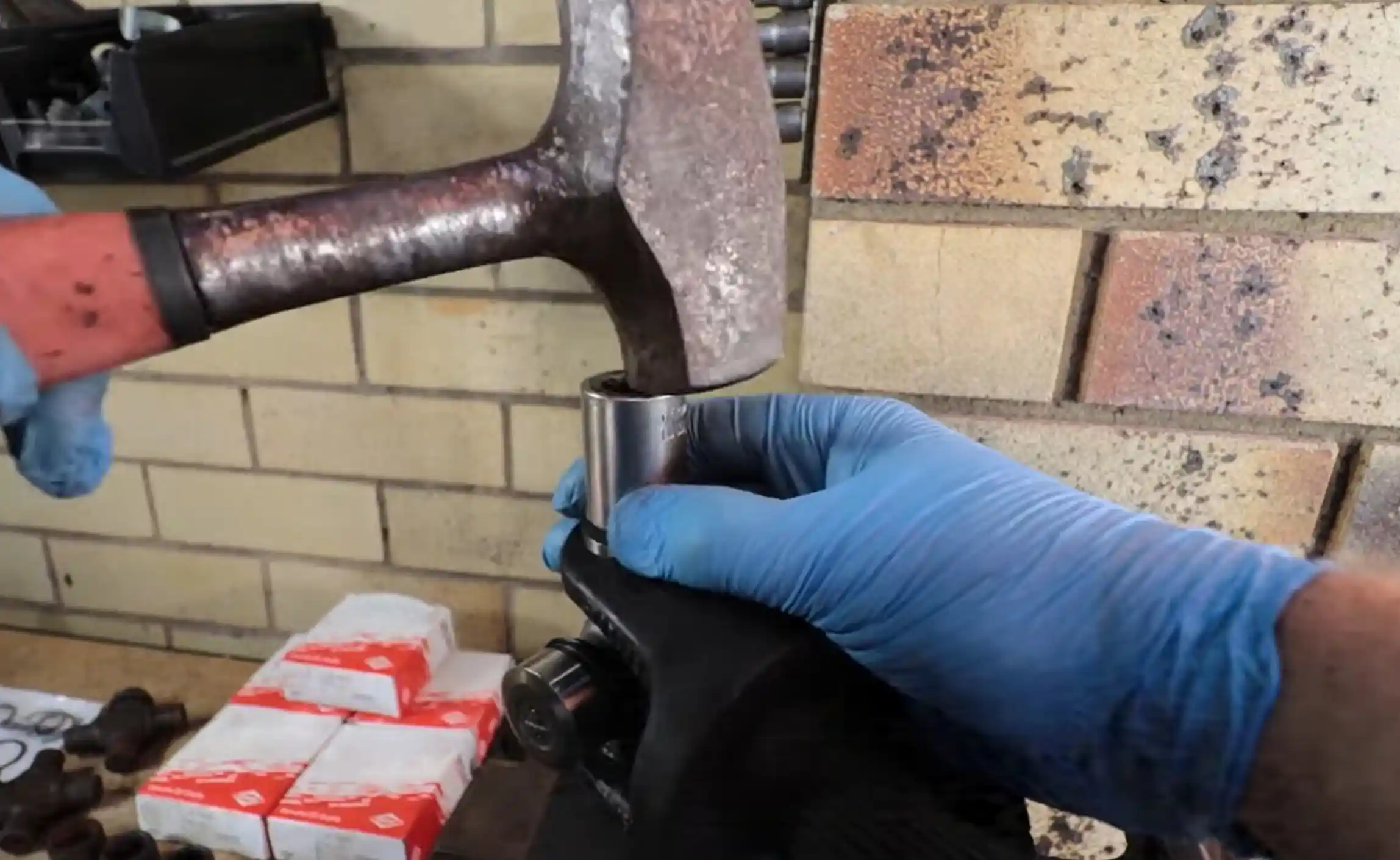 Press Each Cap into Place