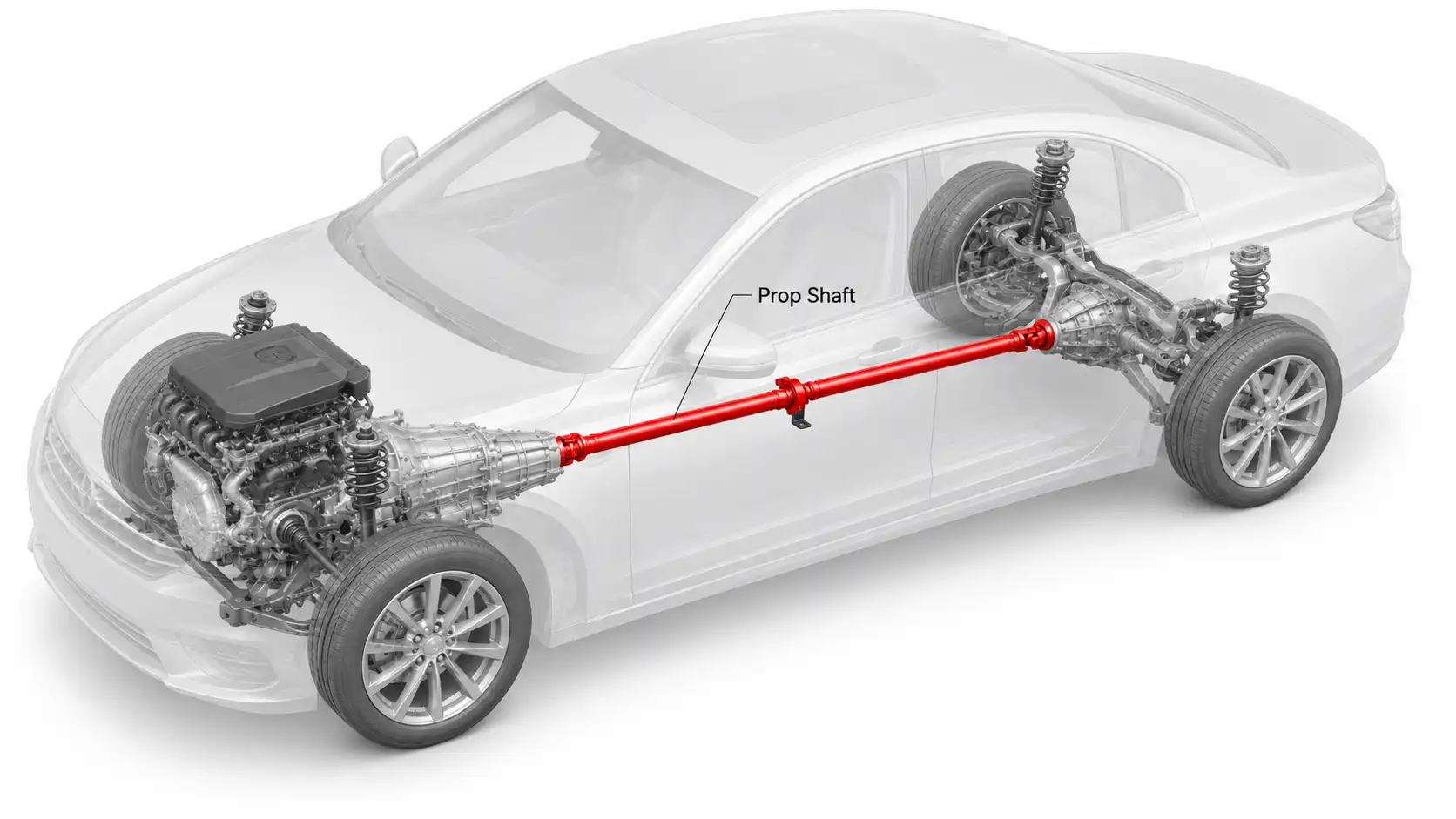 Prop Shaft Location Diagram